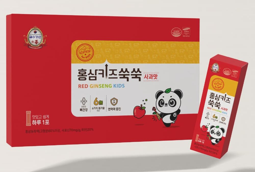 홍삼키즈쑥쑥 패키지 디자인