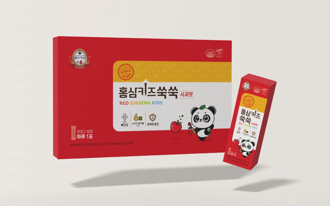홍삼키즈쑥쑥 패키지 디자인