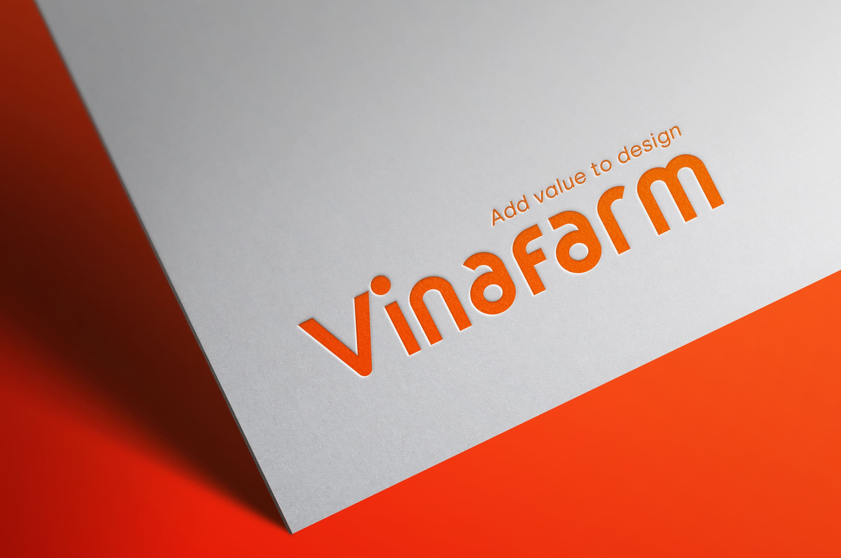 비나팜 CI 로고 디자인